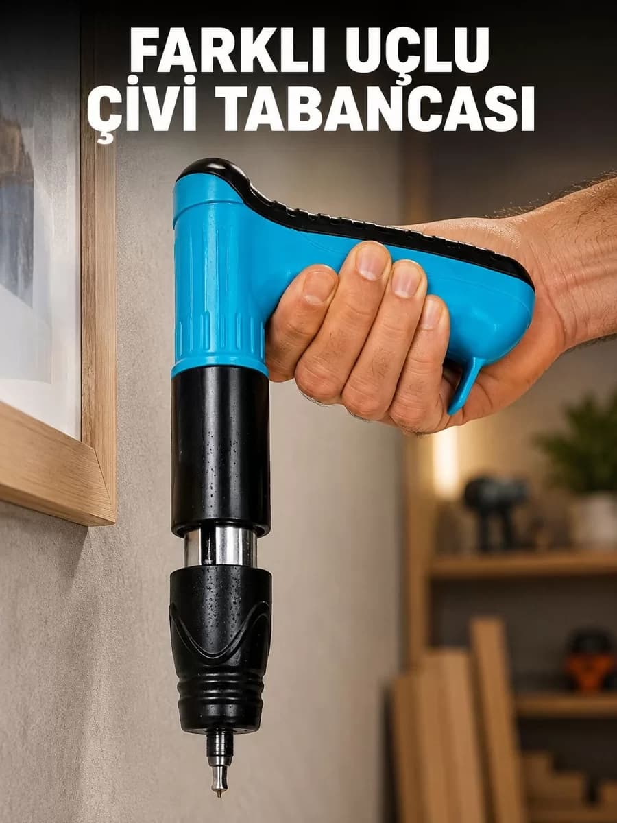 Yaylı Manuel Çivi Tabancası Ahşap Kaplama Döşeme Sabitleme Aleti