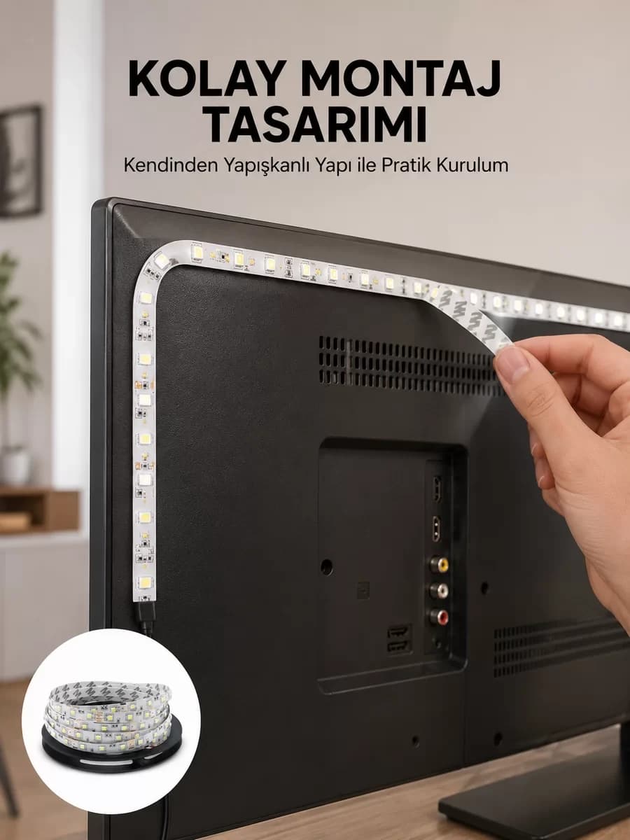 Uzaktan Kumandalı LED TV Arka Işık Şeridi Yeni Nesil