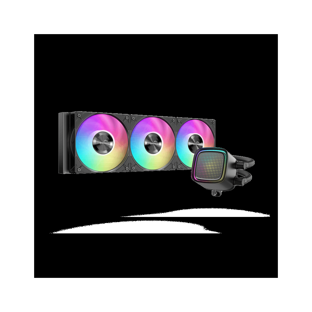 SAMA L50-360BK Black 360mm 3x120mm ARGB Fan CPU Sıvı Soğutma(1923)
