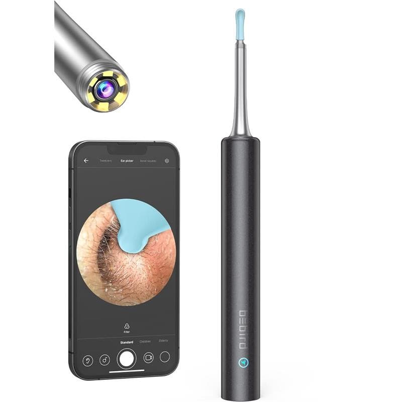 BEBIRD T5 3MP KAMERA 3.5MM LENS ŞARJLI WIFI GÖRÜNTÜLÜ KULAK TEMİZLEYİCİ SİYAH...