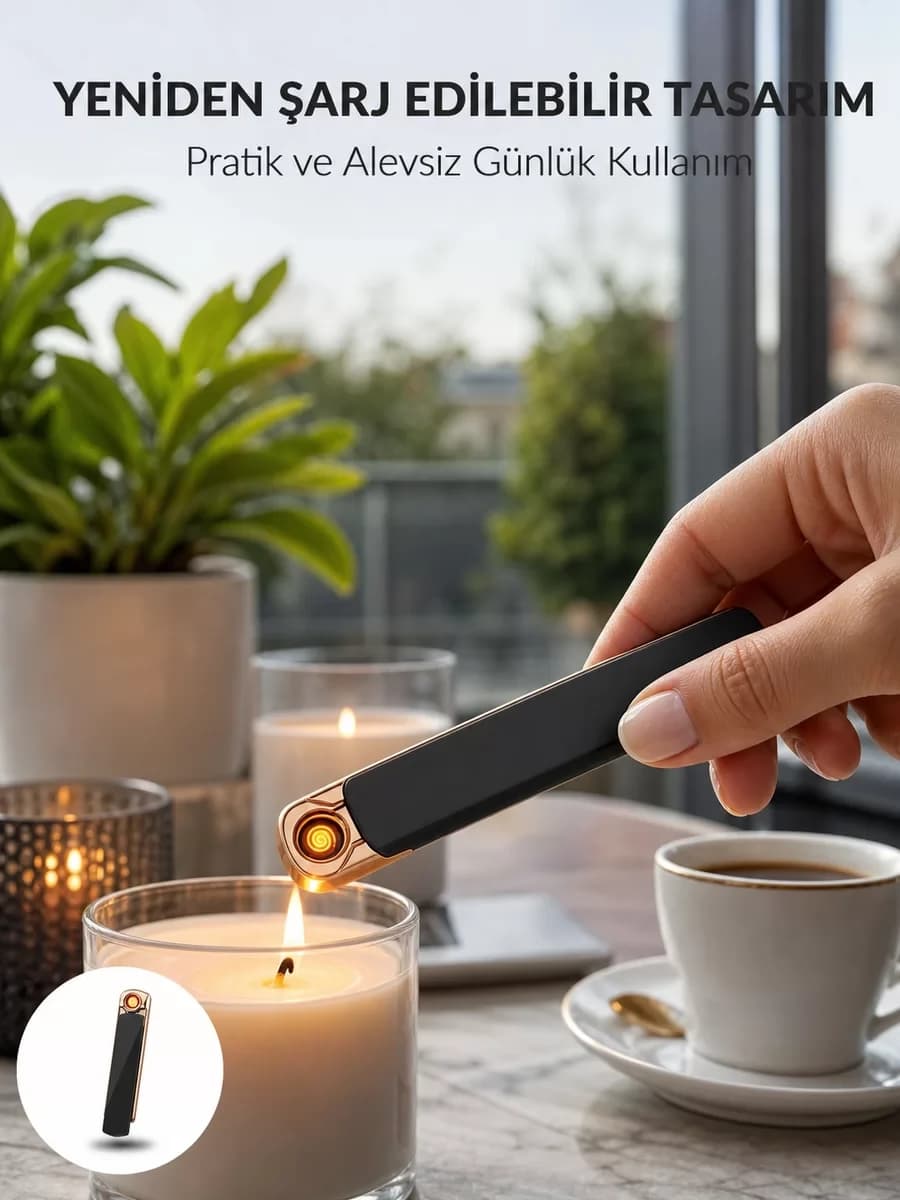 Elektronik Çakmak – Lüks Tasarım Rüzgarda Sönmez Yeni Nesil