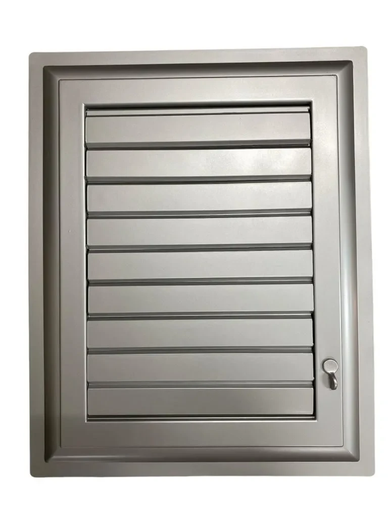Plastik Menfez 35X55 Gümüş Banyo WC Halandırma