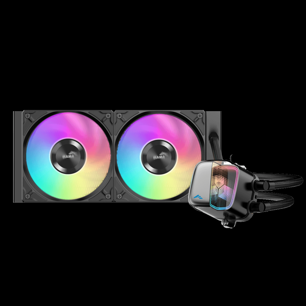 SAMA L70-240BK Black 240mm 2x120mm ARGB Fan CPU Sıvı Soğutma(1923)