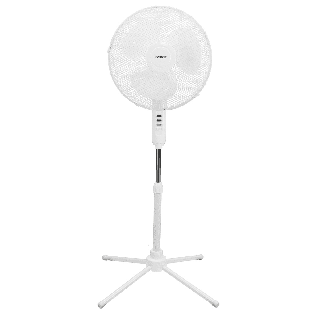 EVEREST FAN10, BEYAZ, EcoWind, 3 Kademeli Hız, 40cm 3 Kanat Pervane ve Çerçev...