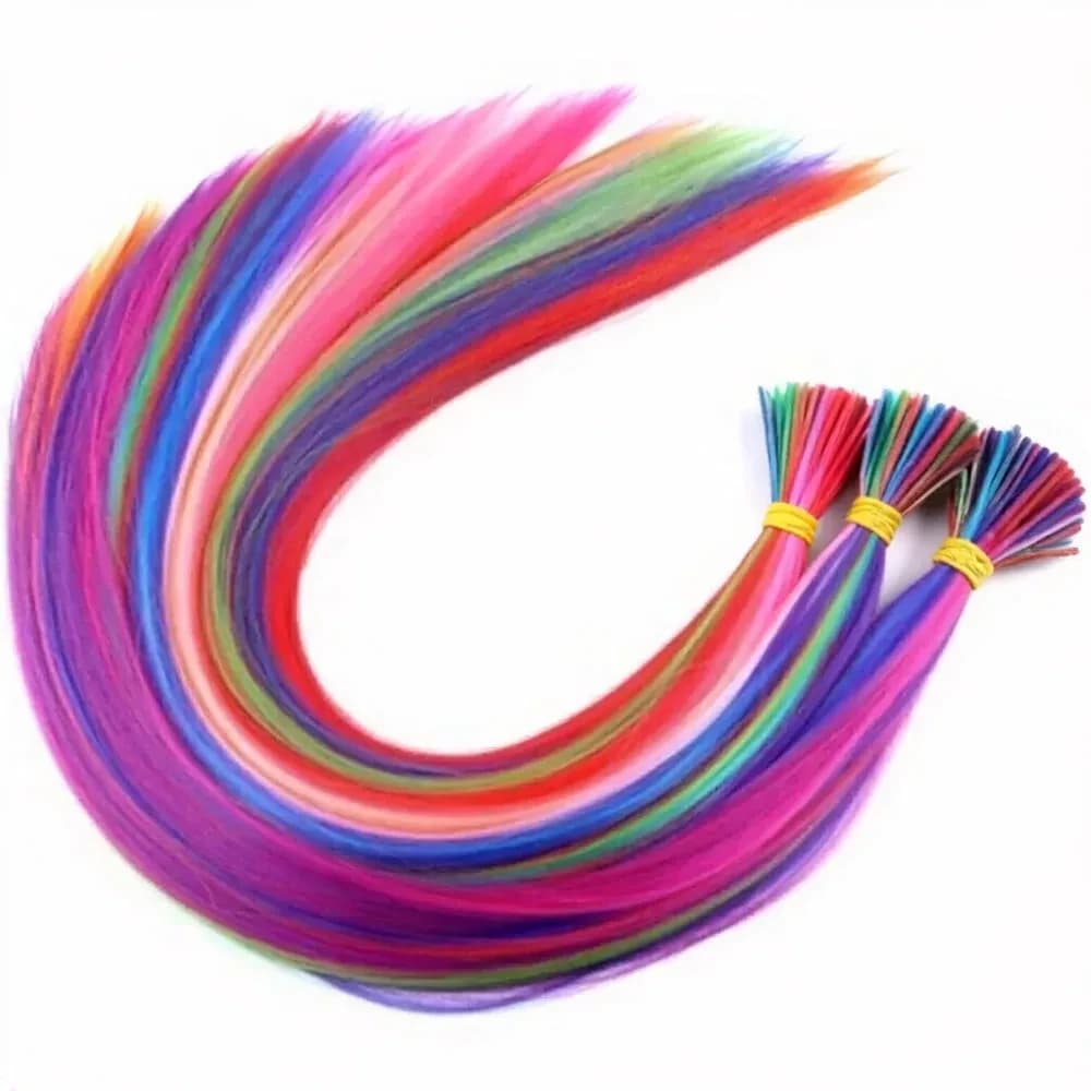 20 Adet Karışık Renkli Fiber Sen Kaynaklık 60cm + Misina Takım Aparatı ve Bo...