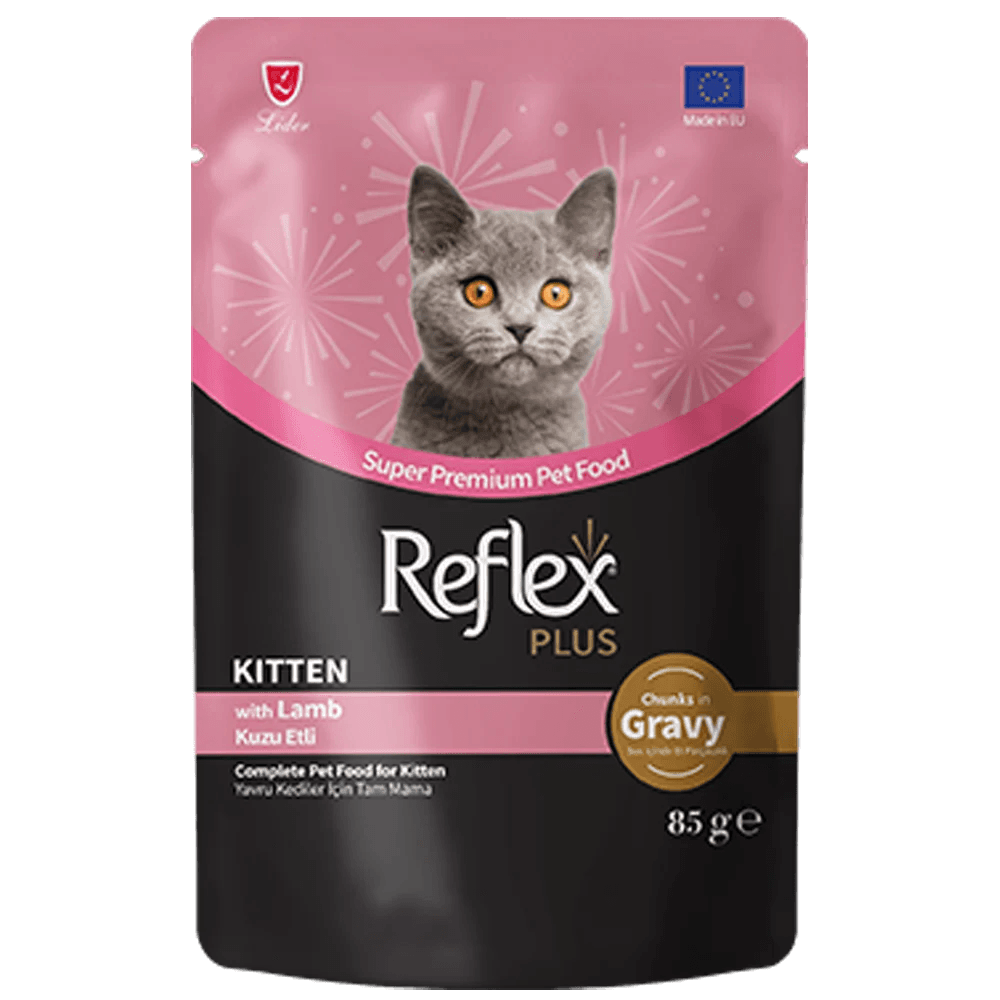 Reflex Plus Sos İçinde Parça Kuzu Etli Yru Kedi Konservesi 85gr